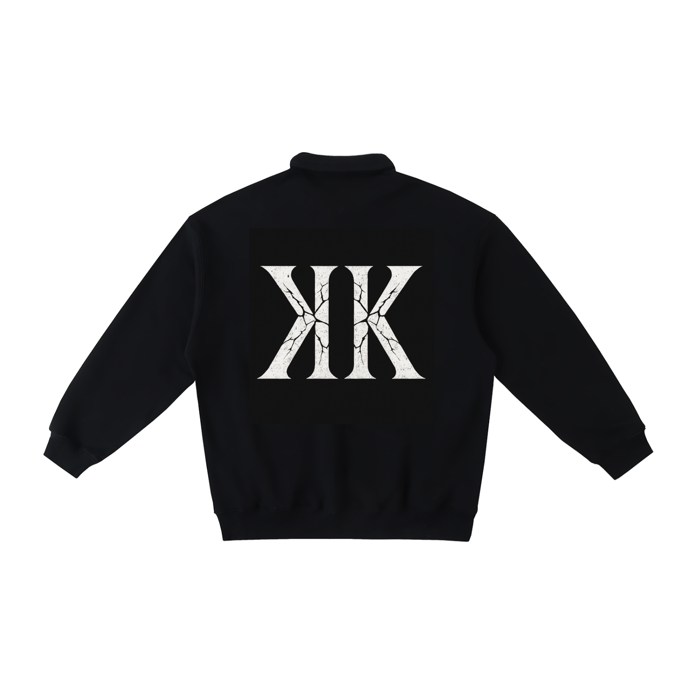 Heavyweight Polo-Collar Sweatshirt Krying Kloudz