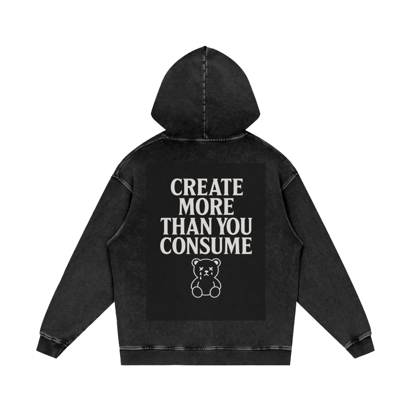 Acid Wash Oversize Hoodie - 420 GSM