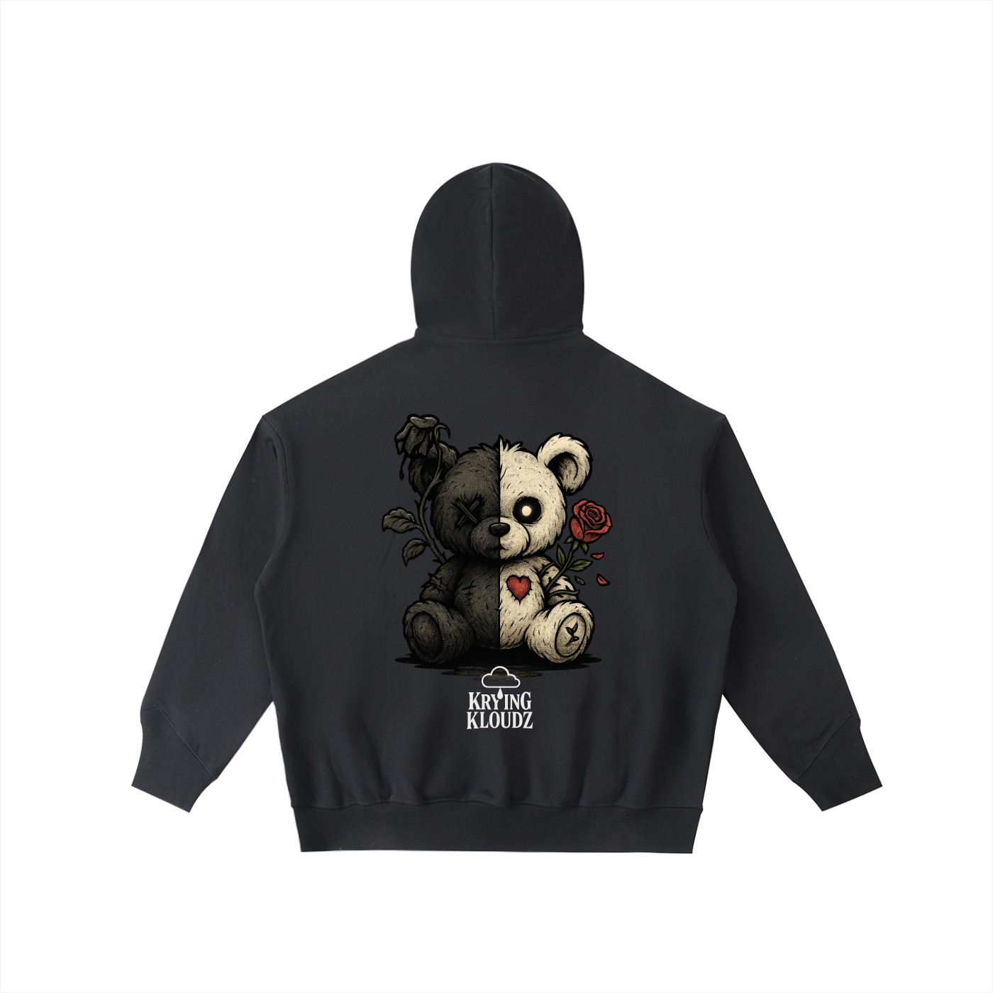 Big Hood Half-Zip Fleece Hoodie
