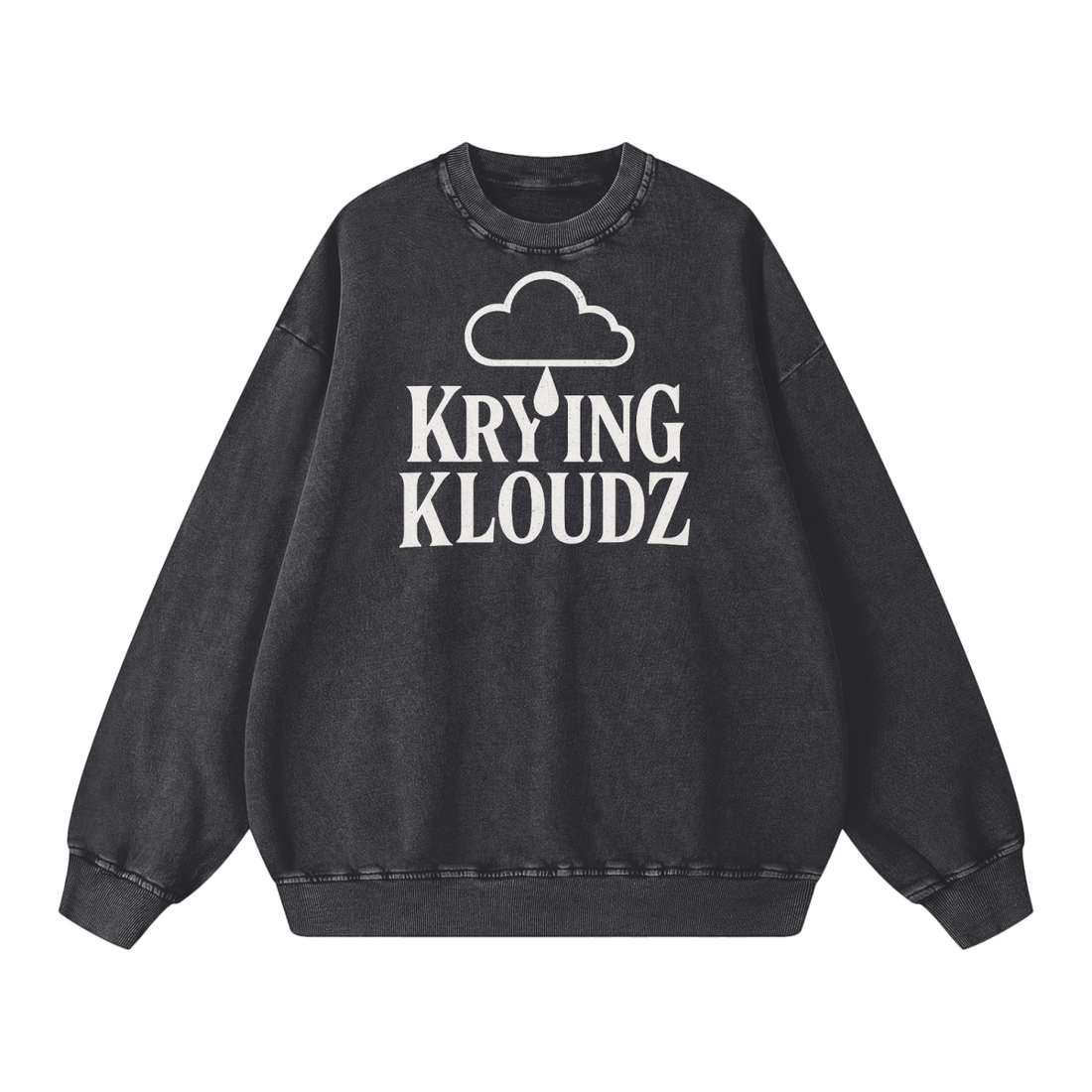 Acid Wash Oversized Quiets Sweater