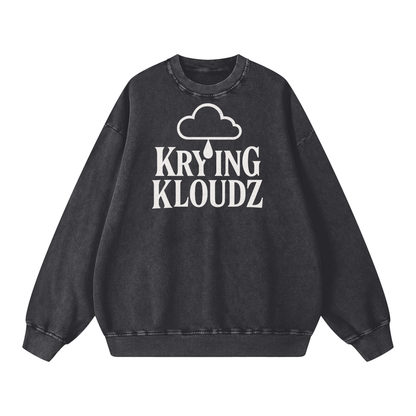 Acid Wash Oversized Quiets Sweater
