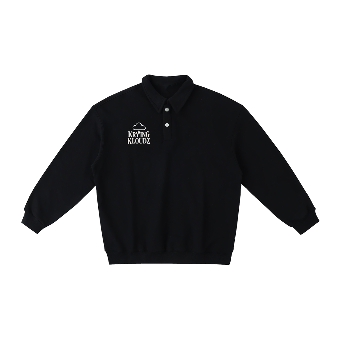 Heavyweight Polo-Collar Sweatshirt