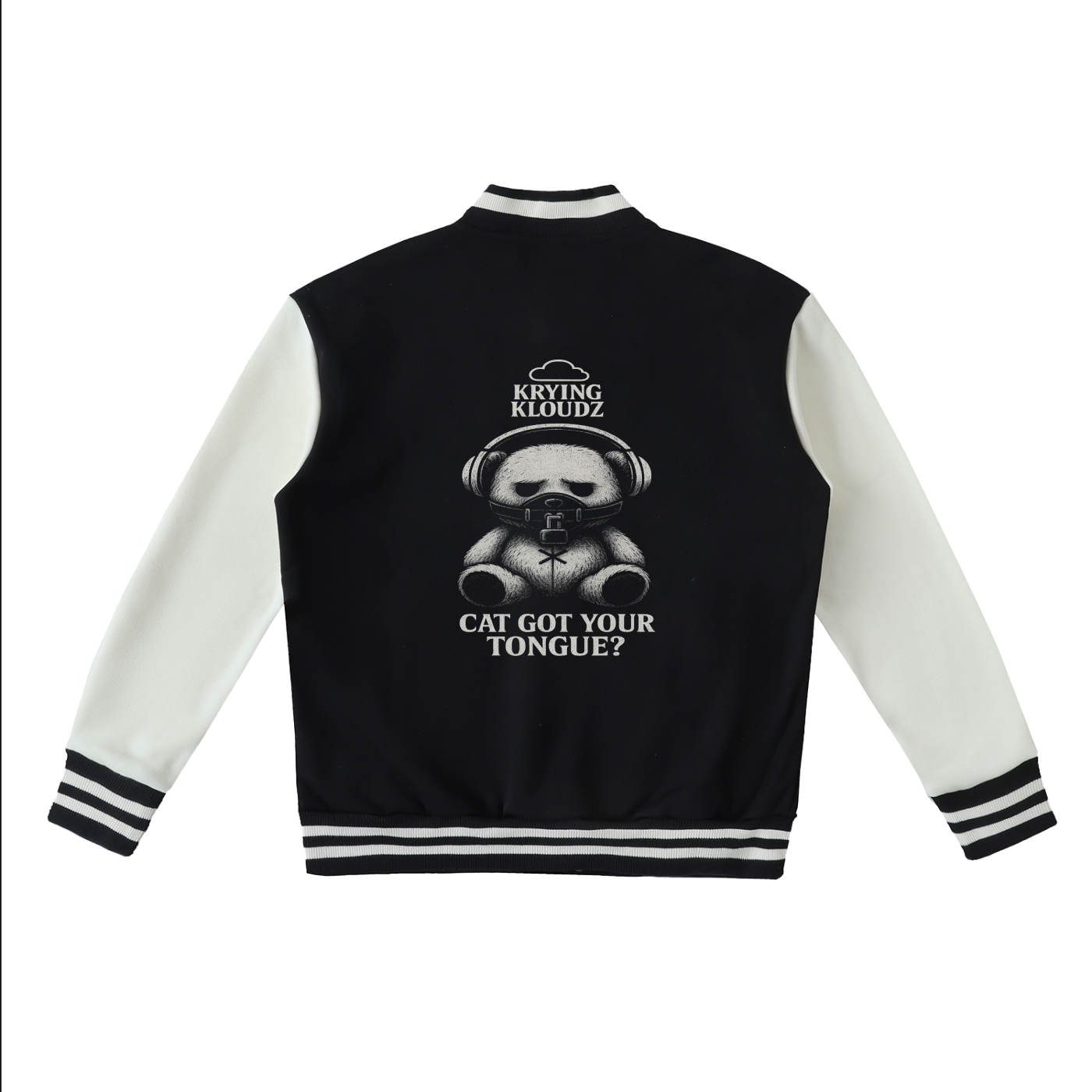 Two-Tone Fleeced Varsity Jacket