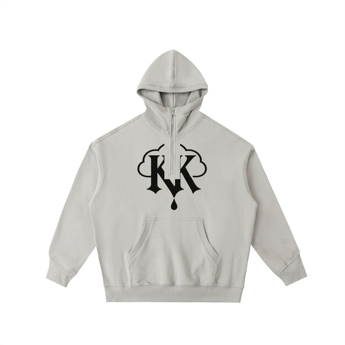 Big Hood Half-Zip Fleece Hoodie