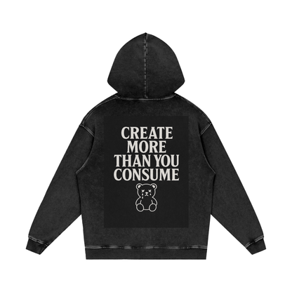 Acid Wash Oversize Hoodie - 420 GSM