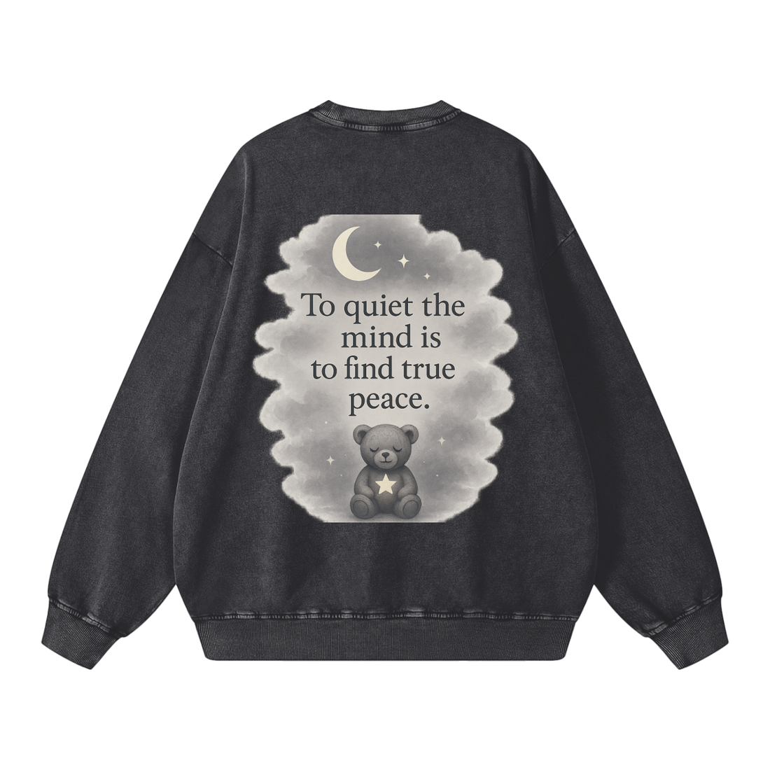Acid Wash Oversized Quiets Sweater