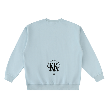 Oversized Crewneck Taped Sweatshirt